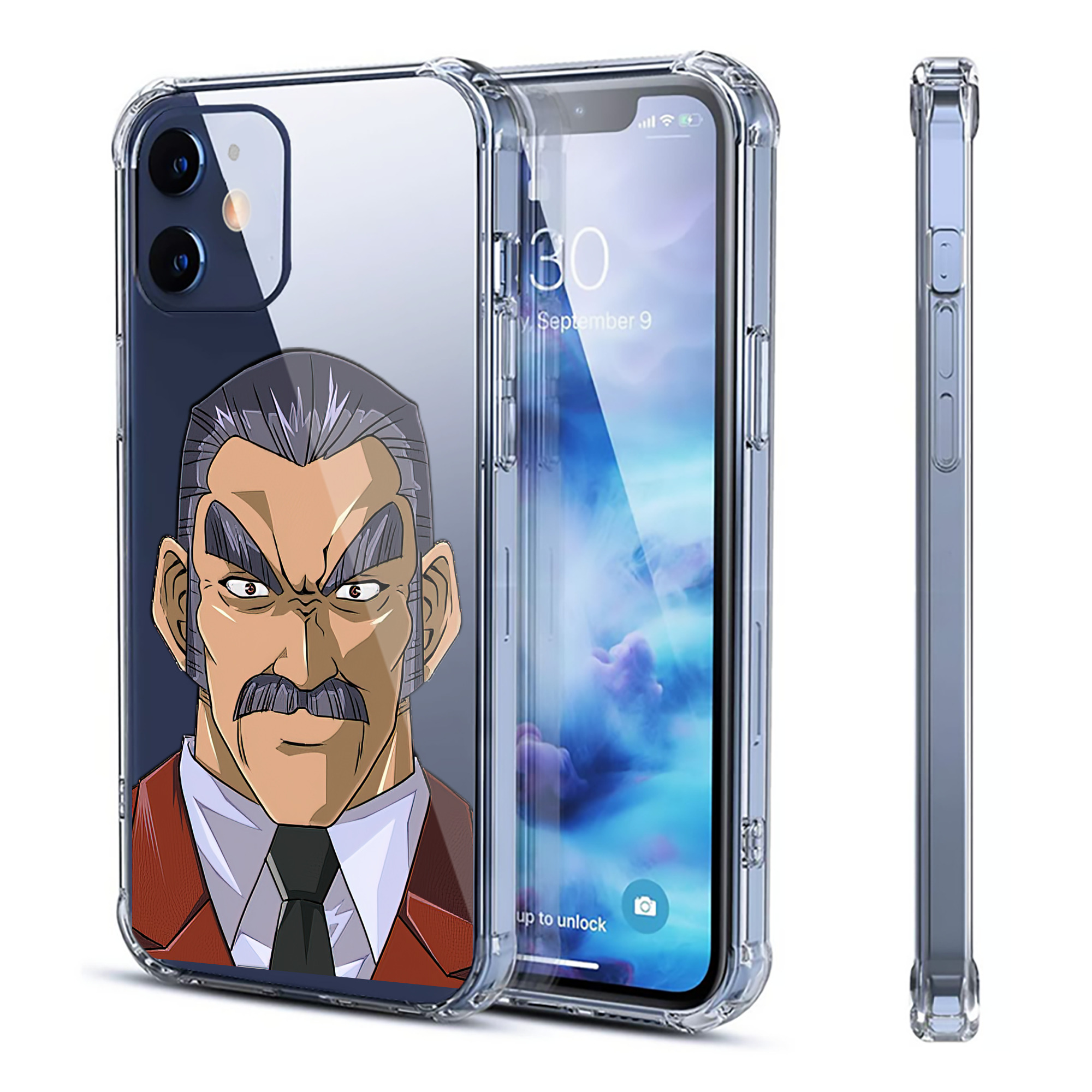 （画像用） 遊☆戯☆王 Yu-Gi-Oh! 【iPhone 12シリーズ対応】透明スマホケース（クリアソフトケース）